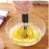 1pc Wire Whisk Egg Beater Manual Self Turning Stainless Steel Whisk Egg Cream Stirring Mixer Kitchen Tools view 3