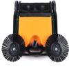 YIYIBYUS Hand-Push Sweeping Sweeper,26 Inch 15L Industrial Manual Push Sweeper Foldable Walk-Behind Floor Sweeping Machine for Clean up Garden Warehouse Road School Hotel view 2