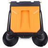YIYIBYUS Hand-Push Sweeping Sweeper,26 Inch 15L Industrial Manual Push Sweeper Foldable Walk-Behind Floor Sweeping Machine for Clean up Garden Warehouse Road School Hotel view 3