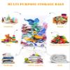 Heavy Duty Storage Bags with Zipper Top, Extra Large 3 Gallon 16" x 18" Plastic Bag, Jumbo Freezer Bags for Food, Clothes, Travel, Moving, 2.4-mil Thick, Pack of 25 view 4