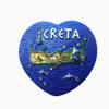3D Crete Greece Fridge Magnet Travel Souvenir Gift Resin Hand Made Craft Collection view 1