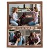 Edwiinsa Custom Blankets with Photo and Text, Personalized Throw Blankets for Kids/Adults, Fleece Flannel Blankets for Souvenirs/Gifts/Dogs/Famiily/Christmas/Baby Shower, 2 Photos, 60x80Inch view 3