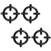 Cabilock 4pcs Pot Stands for Gas Stove Non- Racks for Espresso and Pots Trivets for Cooking Kitchen Accessories for Stability and Safety view 2