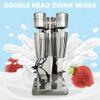 Commercial Milk Shaking Machine Double Head Drink Mixer,110V 2 x 180W Stainless Steel Double Head Electric Milk Shaking Machine view 3