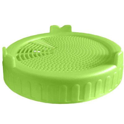 Froiny Vegetable Growing Germination Sprouting Lids Mesh Sprout Cover Sealing Ring Lid Nursery Pots Jar for Planting Nurse Random Color