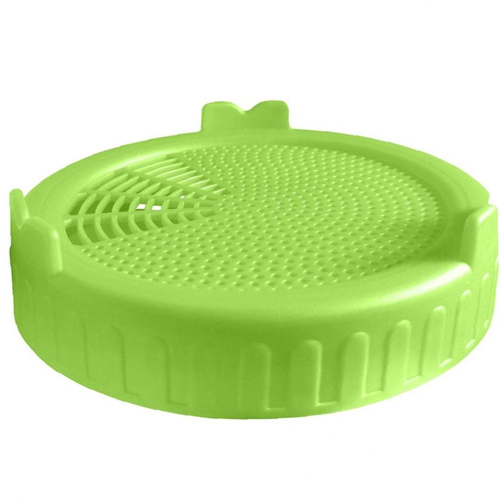 Froiny Vegetable Growing Germination Sprouting Lids Mesh Sprout Cover Sealing Ring Lid Nursery Pots Jar for Planting Nurse Random Color