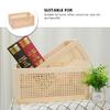 DOITOOL 1pc Woven Storage Basket Organizer Natural Rattan Desktop Holder for Sundries Design for Office and Home Use view 3
