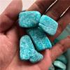 Natural Gemstone Quartz Crystal Amazonite Bulk Tumbled Stones Healing Crystals for Home Decoration 200g 17-22mm view 3
