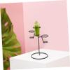 Amosfun ice Cream Cones Cone Stand Iron Mini Waffle Wheel Cupcake Holder Holders for Party Snow Maker Display Metal Iron Ice Cream Stand Display Rack Party Server view 3