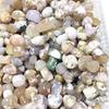 1pc Hand Carved Natural Snowflake Agate Cherry Blossom Agate Mushroom Shaped for Gift view 2