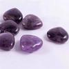 1pc Natural Beautiful Amethyst Quartz Heart Shaped Folk Craft Crystal Stone for Healing Reiki 40mm view 3