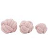 IMAX 52535-3 SG Lamis Pink Faux Velvet Knots - Set of 3 view 1