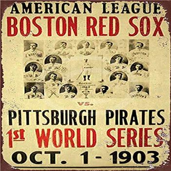 Vintage Custom Metal Signs 8 x 12 - American League Baseball Chic Art Wall Decort Home Yard Signs Bar Hotel Cafe Pub restauran