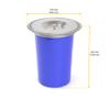 Emuca Worktop Waste bin, Plastic and Stainless Steel view 3