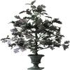 National Tree Company Black Oak Tree, Includes Black Urn Base, Halloween Collection, 4 Feet view 1
