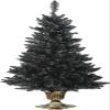 4 ft. Black Entrance Tree with String of Orange Lights view 4