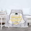 2024 Personalized Graduation Blanket, Custom Class Year Congratulations Gift, Gesture for The One Who is Achieving Success & Getting Graduated, Super Soft Blanket (Design 2, Throw- 50"x60" (Inches)) view 4