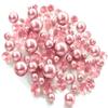 100 Floating Light Pink Pearls with Pink Sparkling Gems- Large Sizes- Fills 2 Gallons of The Floating Transparent Water Gels for Your Vases- with Pre-Measured Prep Bags for Best Results! view 2