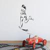Woman Women Running Jog Quote Wall Sticker Room Vinyl Wall Art Decals Sport Activities/ Running Fitness Inspiration Training Home Gym Vinyl Stickers Motivational Wall Art Decoration Size (40x24 inch) view 2
