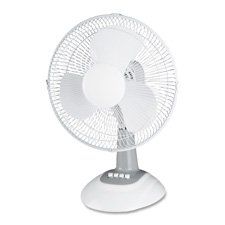 Dormo 12in. Oscillating Fan- 3 Speeds- 13-.94in.x11-.50in.x1-.50in.- LGY