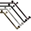 1" Pipe Bay Window Curtain Rod, Black view 2
