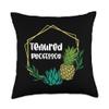 Tenured Professor Congrats On Tenure Summer Pineapple Lover Throw Pillow view 1