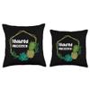 Tenured Professor Congrats On Tenure Summer Pineapple Lover Throw Pillow view 3