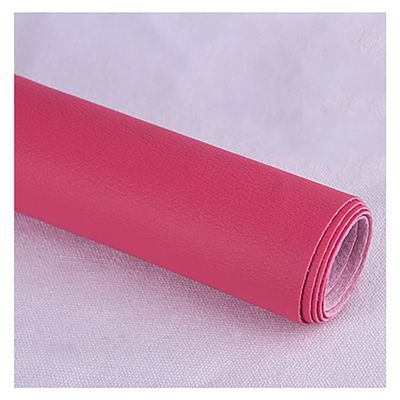 GERYUXA Self-Adhesive Leather FabricLeather Effect Sticky Back Self Adhesive Sheet Craft Vinyl Sticker Leather Self-Adhesive Repair Patch Leather Patch Repair(Size:1.37x1m,Color:red)