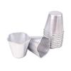 10pcs per lot Various Design Fluted Edge Wavy Flower Cup Boat Round Shape Aluminium Tart Mould Jelly Pudding Cup Cupcake Mold Baking (C18) view 1
