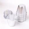 10pcs per lot Various Design Fluted Edge Wavy Flower Cup Boat Round Shape Aluminium Tart Mould Jelly Pudding Cup Cupcake Mold Baking (C09) view 4