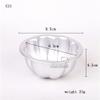 10pcs per lot Various Design Fluted Edge Wavy Flower Cup Boat Round Shape Aluminium Tart Mould Jelly Pudding Cup Cupcake Mold Baking (C21) view 2