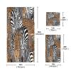 ALAZA Zebra Leopard Print Vintage Soft 3 Piece Bath Towels Set for Bathroom Spa Hotel, 1 Bath Towel+ 1 Hand Towel+ 1 Washcloth view 3