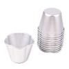 10pcs per lot Various Design Fluted Edge Wavy Flower Cup Boat Round Shape Aluminium Tart Mould Jelly Pudding Cup Cupcake Mold Baking (C10) view 1