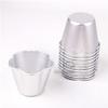 10pcs per lot Various Design Fluted Edge Wavy Flower Cup Boat Round Shape Aluminium Tart Mould Jelly Pudding Cup Cupcake Mold Baking (C10) view 4