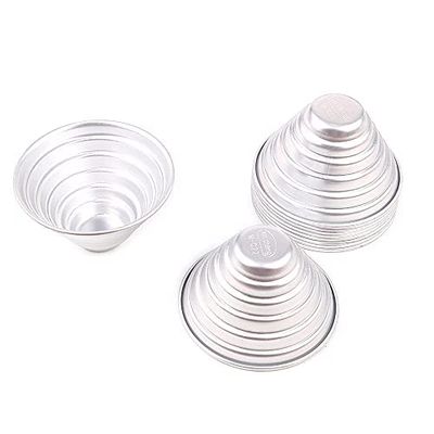10pcs per lot Various Design Fluted Edge Wavy Flower Cup Boat Round Shape Aluminium Tart Mould Jelly Pudding Cup Cupcake Mold Baking (C22)