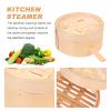 Cabilock 1pc Steamer Basket for Cooking Dumplings Dim Sum and Healthy Meals Traditional Steamer for Home Use Retains Nutrients for Chinese Cuisine view 2