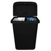 Hefty Dual Function XL Trash Can, 20.4 Gallons, Black, 2/Pack (HFTCOM2280075-2) view 4