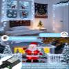 2-Pack 66FT 200 LED White Christmas String Lights Indoor Outdoor, Extendable Christmas Tree Lights with 13 Modes Twinkle Lights, Plug in Fairy String Lights for Xmas Tree Party Garden (Cool White) view 2