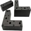 GFBHD Elegant Upholstery Furniture Legs Plastic Furniture Support Feet Set of 4 | Thickened Replacement Cabinet Legs Furniture Risers Sofa Legs Coffee Table Bedside Table Furniture Legs view 3