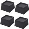 GFBHD Elegant Upholstery Furniture Legs 4 Pcs Bed Lifts Bed Raisers Furniture Feet | Table Chair Cabinet Feet Non-Slip Furniture Leg for Sofa Couch Chair Table Supports,Furniture Heightening 4.5cm view 1