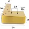 GFBHD Elegant Upholstery Furniture Legs 4 Pcs Gold Furniture Support Feet | Stainless Steel Thickened Replacement Cabinet Legs | Furniture Risers for Sofa Coffee Table Bedside Table view 2