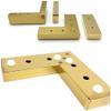 GFBHD Elegant Upholstery Furniture Legs 4 Pcs Gold Furniture Support Feet | Stainless Steel Thickened Replacement Cabinet Legs | Furniture Risers for Sofa Coffee Table Bedside Table view 3
