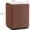 Elegant upholstery furniture legs 4 Pcs Furniture Risers Carbon Steel Furniture Legs | Metal Square Table Legs Furniture Replacement Legs For Couch Sofa Desk Bed Cabinets Risers,10cm ( Color : Brown ) view 2