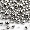 150 Pieces Vase Filler Faux Pearls Vase Makeup Beads No Hole Gloss Bead Mixed Sizes Round Pearl for Home Party Wedding Decor, 8/14/20 mm(Silver) view 1