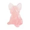 2'' Be Meeting Natural Healing Crystal French Bulldog Statue Pocket Carved Loyal Dog Figurines Pet Collectible view 1