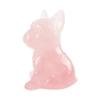 2'' Be Meeting Natural Healing Crystal French Bulldog Statue Pocket Carved Loyal Dog Figurines Pet Collectible view 2