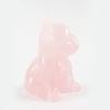 2'' Be Meeting Natural Healing Crystal French Bulldog Statue Pocket Carved Loyal Dog Figurines Pet Collectible view 4