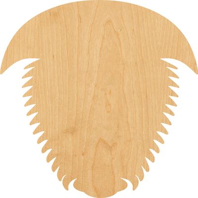 Trilobite Laser Cut Out Wood Shape Craft Supply - 2"