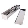 5 Styles Long Design Half Round Sylinder Shape Stainless Steel Bread Mold Metal Cake Mould Toast Box Loaf Pan Tin DIY Bakeware (38.5cm) view 1