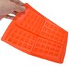 Uxsiya Cake Baking Tray Silicone Bakeware Heat Resistance Waffles for Microwave Oven for Muffin(4 squares) view 4